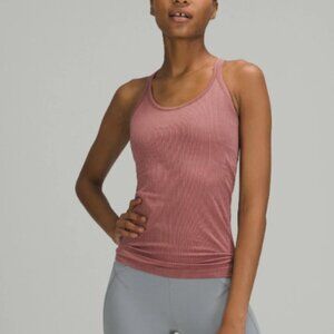 Women Lululemon Ebb To Street Tank Top Light Support Spiced Chai. Size 4